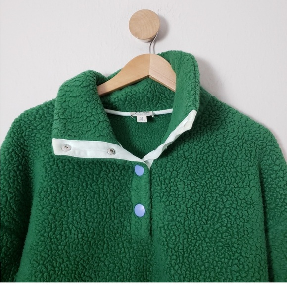 J. Crew Vintage Snap Collar Polartec Sweater - Picture 11 of 13